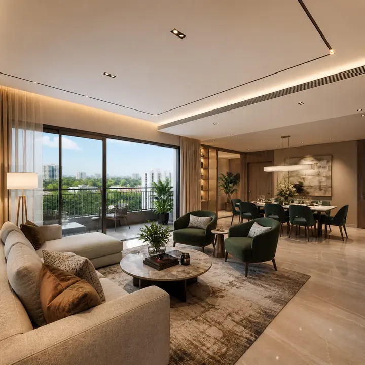 Abhee Bellary Road living room